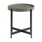 Alaterre Furniture Brookline 20" Round Wood with Concrete-Coating End Table AWBL18CC - alternate 1